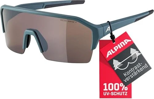 Alpina Ram HR Q-Lite dirt blue matt/mirror silver