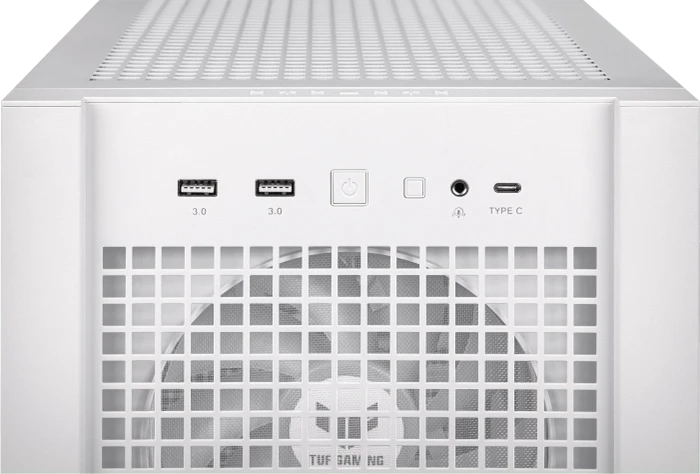 ASUS TUF Gaming GT302 ARGB, weiß, Glasfenster