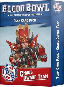 Games Workshop Warhammer Blood Bowl - Team Card Pack: Chaos Dwarf Team (EN)