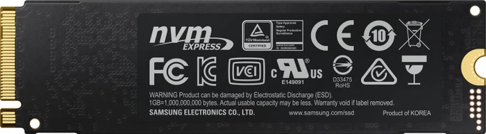 Samsung SSD 970 EVO 250GB, M.2 2280 / M-Key / PCIe 3.0 x4