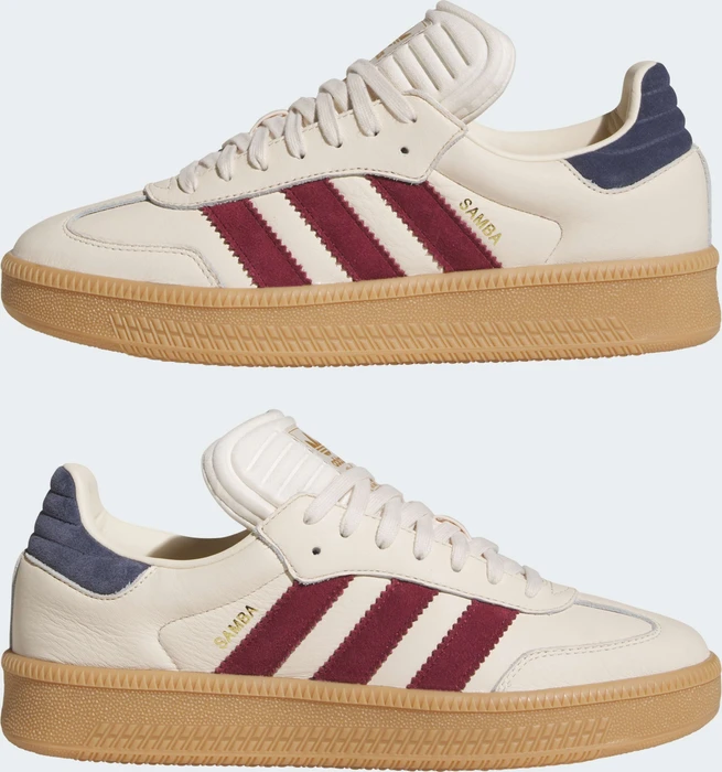 adidas Samba XLG wonder white/shadow red/gold metallic