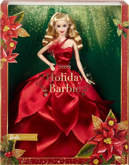 Mattel Barbie - Collector - Holiday Barbie 2022 blond