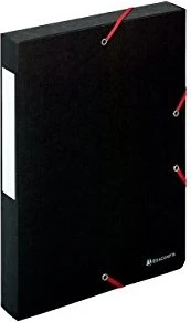 Exacompta Scotten Archivbox 40mm, A4, schwarz, 10er-Pack