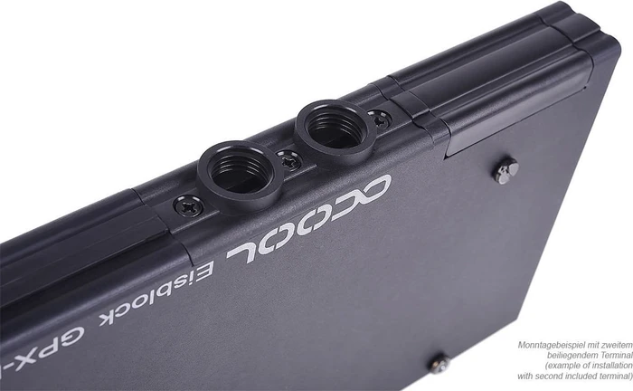 Alphacool Eisblock GPX-A Acryl AMD RX Vega M01 mit Backplate, schwarz