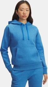 Under Armour Rival+ Fleece Hoodie blue atlantis light heather/blue atlantis (Damen)