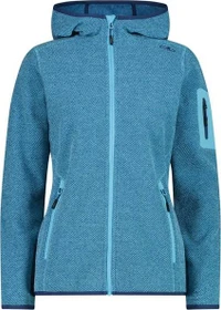 CMP Knit Tech Fleece Hoody Jacke topazio/blue ink (Damen)