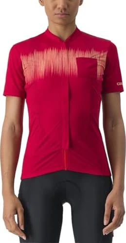Castelli Unlimited Sentiero 2 Trikot kurzarm dark red (Damen)