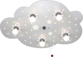 Elobra Sternenwolke Kinderleuchte 75x50 silber