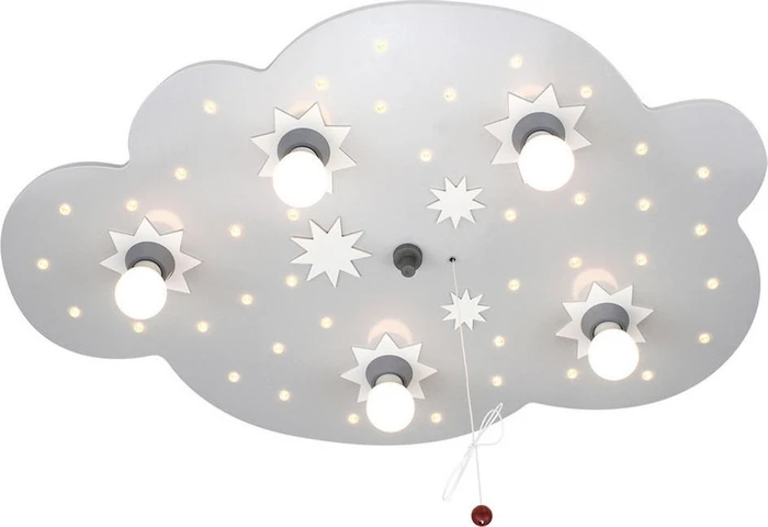 Elobra Sternenwolke Kinderleuchte 75x50 silber