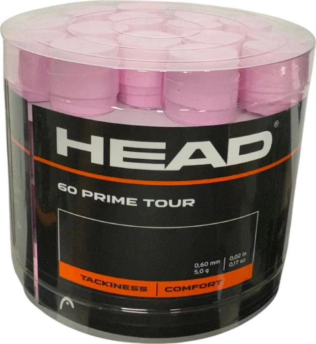 Head Prime Tour 60 Overgrip Griffband pink, 60 Stück