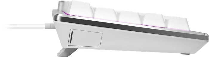 Cooler Master CK720, LEDs RGB, hot-swap, silber/weiß, Kailh Box V2 RED, USB, US