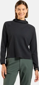 Odlo Cubic Multisport Midlayer Hooded Funktionsshirt langarm schwarz (Damen)