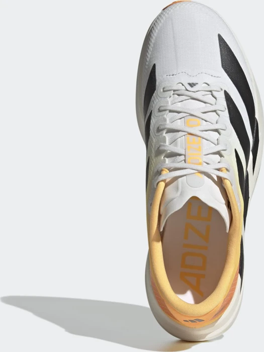 adidas Adizero Evo SL crystal white/lucid tangerine/iron metallic (Herren)
