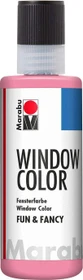 Marabu Window Color fun & fancy Malfarbe Glas/Porzellan, hellrosa, 80ml