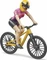 Bruder bworld - Figurenset Mountainbike mit Radfahrerin Vorschaubild