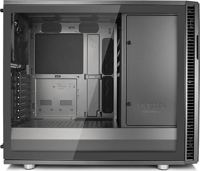 Fractal Design Define R6 Gunmetal TG, Glasfenster, schallgedämmt