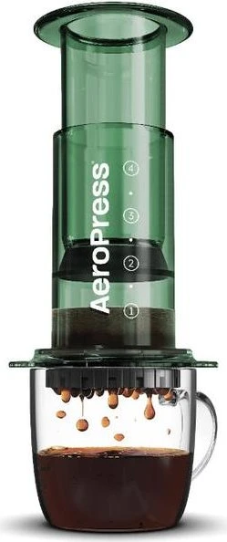 Aeropress AeroPress Clear Kaffeepresse grün