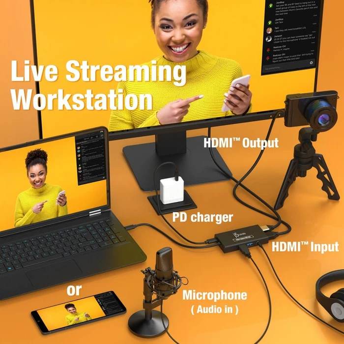 j5create HDMI Video Capture USB Hub (JVA01) – Bild 5 von 6