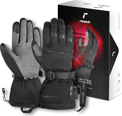 Reusch Advanced Heat R-Tex XT Skihandschuhe schwarz