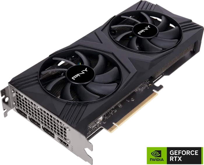 PNY GeForce RTX 4060 Ti Verto Overclocked Dual Fan, 16GB GDDR6, HDMI, 3x DP