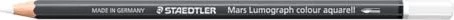 Staedtler Mars Lumograph colour aquarell 104 Aquarellstift weiß, Kartonetui, 6er-Pack