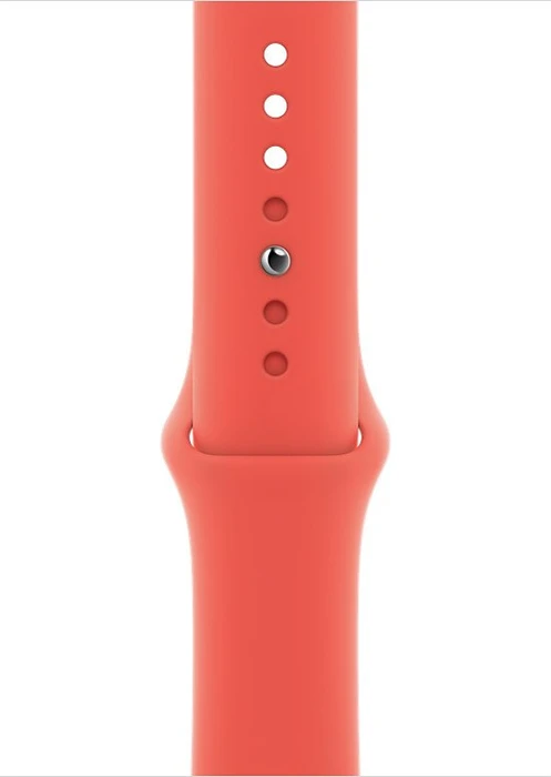 Apple Sportarmband Regular für Apple Watch 44mm zitruspink