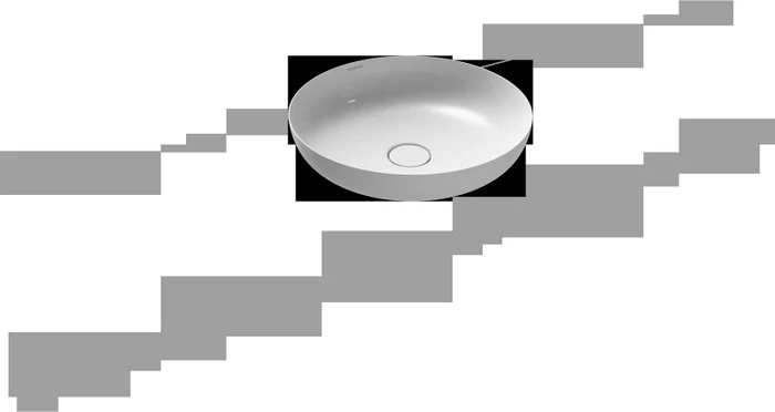 Kaldewei Miena 3180 Waschtisch-Schale rund Ø45cm, Perl-Effekt, alpinweiß (909306003001)
