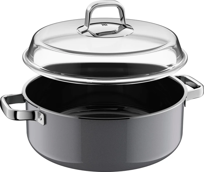 WMF Fusiontec Mineral Pro Schmortopf 28cm platinum