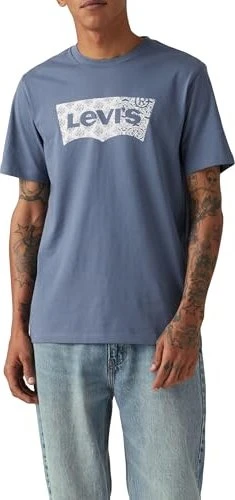 Levi's Classic Graphic T-Shirt kurzarm batwing fill/vintage indigo (Herren)