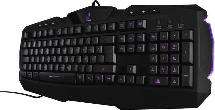 Hama uRage Illuminated Gaming Tastatur, USB, DE