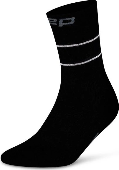 CEP Pro Run Reflective Mid Laufsocken schwarz (Damen)