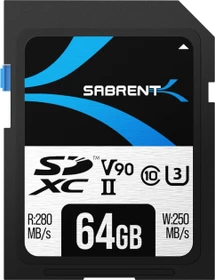 Sabrent Rocket V90 R280/W250 64GB, UHS-II U3, Class 10