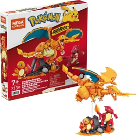 Mattel Mega Construx Pokémon Glumanda Evolution Set