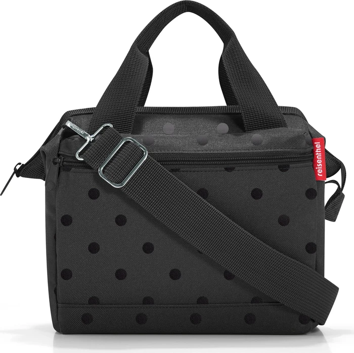 Reisenthel allrounder cross Umhängetasche glossy dots black