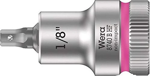 Wera 8740 B HF Zyklop Innensechskant Steckschlüssel 3/8" zöllig, 1/8"x35mm