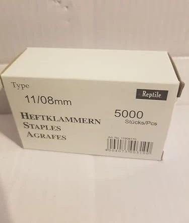 Rapid Heftklammern, No.11, 11/8, verzinkt, 5000 Stück