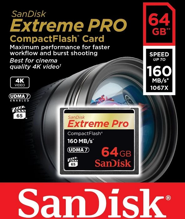SanDisk Extreme PRO R160/W150 64GB