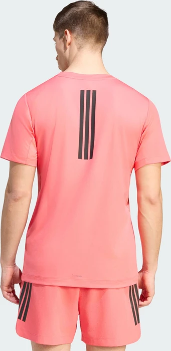 adidas D4T Primelift 3-Streifen Funktionsshirt kurzarm pure turbo (Herren)