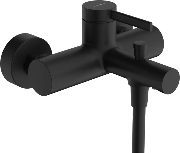 Hansgrohe Zesis S Einhebel-Wannenmischer Aufputz mattschwarz