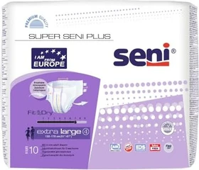 Seni Super SENI Plus Schutzhose Größe XL, 10 Stück
