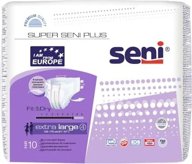 Seni Super SENI Plus Schutzhose Größe XL, 10 Stück