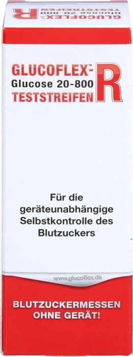 h&h DiabetesCare Glucoflex -R Blutzucker-Teststreifen, 25 Stück