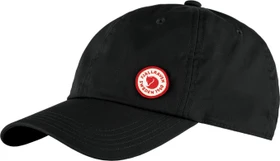 Fjällräven Logo Kappe schwarz