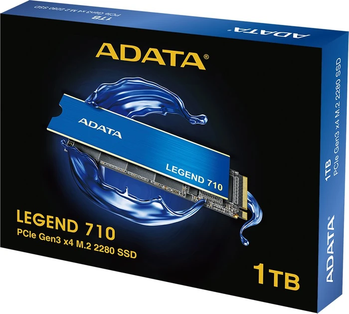 ADATA LEGEND 710 1TB, M.2 2280 / M-Key / PCIe 3.0 x4, Kühlkörper