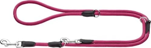 Hunter Freestyle verstellbare Führleine, 2m, rosa