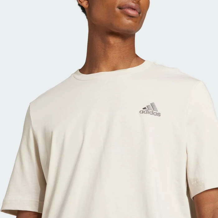 adidas Essentials Single Jersey Embroidered Small Logo T-Shirt kurzarm alumina (Herren)