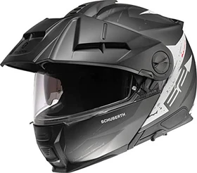 Schuberth E2 Explorer matt schwarz/grau/weiß