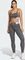 adidas Hyperglam Full-Length Hose lang grey six/glory grey (Damen) Vorschaubild