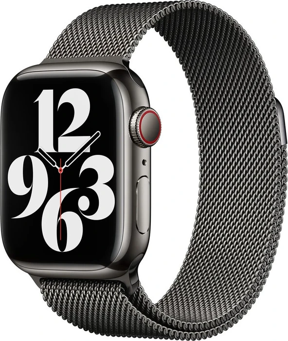 Apple Milanaise-Armband für Apple Watch 41mm graphit