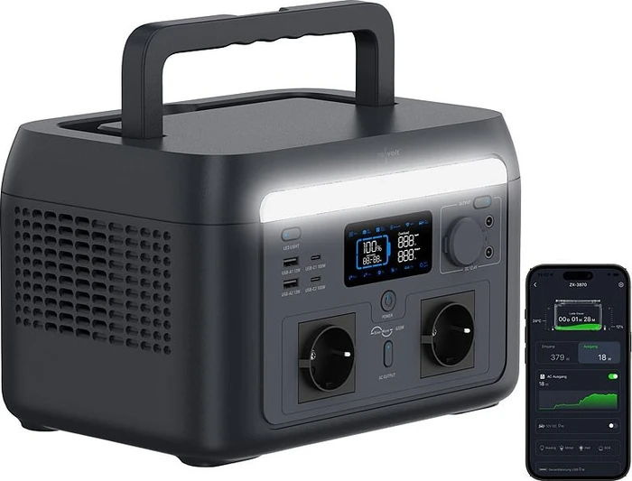 Revolt HSG-400 Power Station Solargenerator, 512Wh